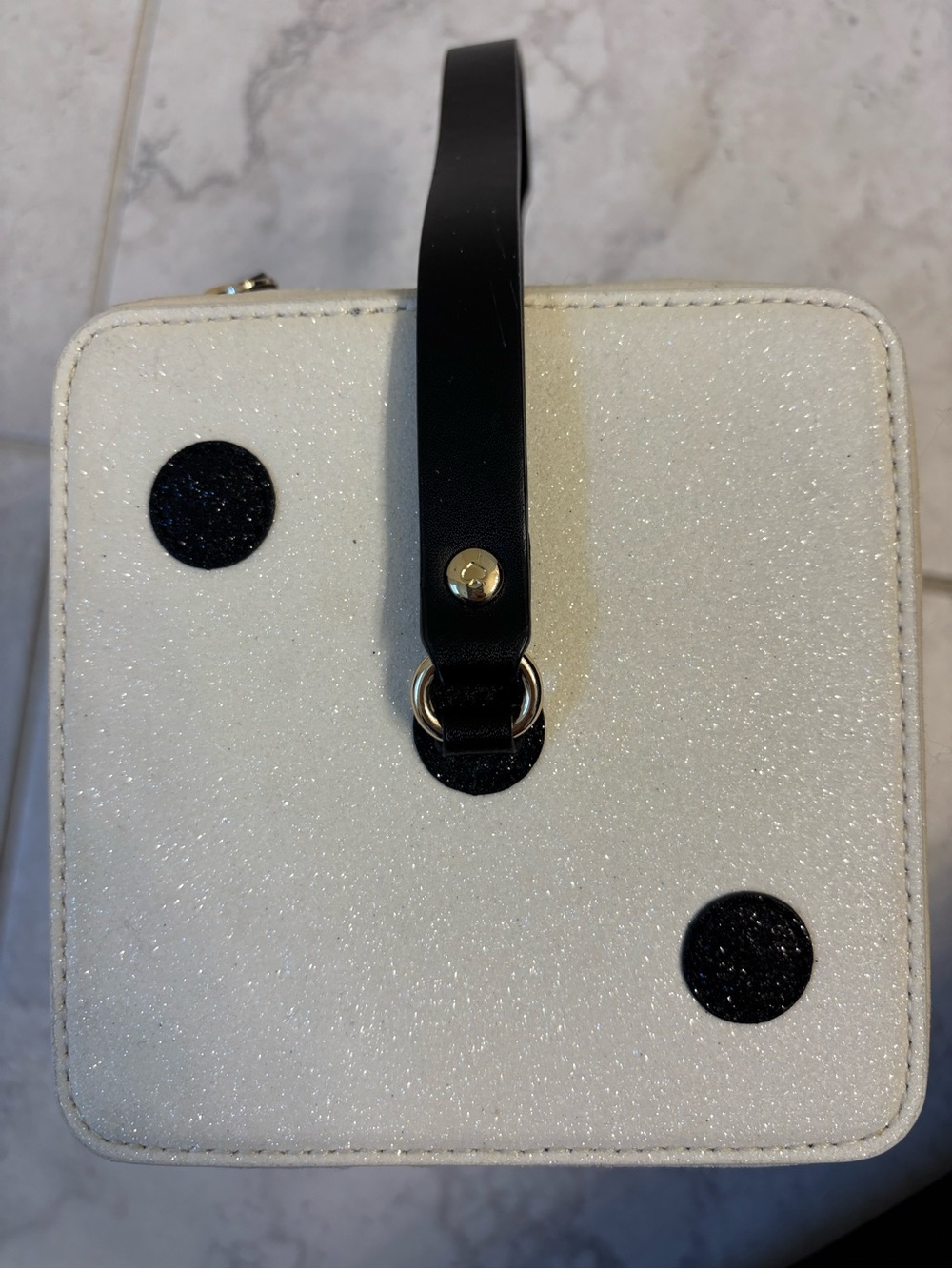 Kate Spade “Roll the Dice” Cube Handbag, Vintage, NWOT - Picture 7 of 12